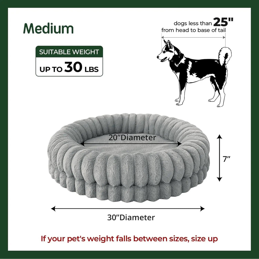 Luxury Donut Dog Bed