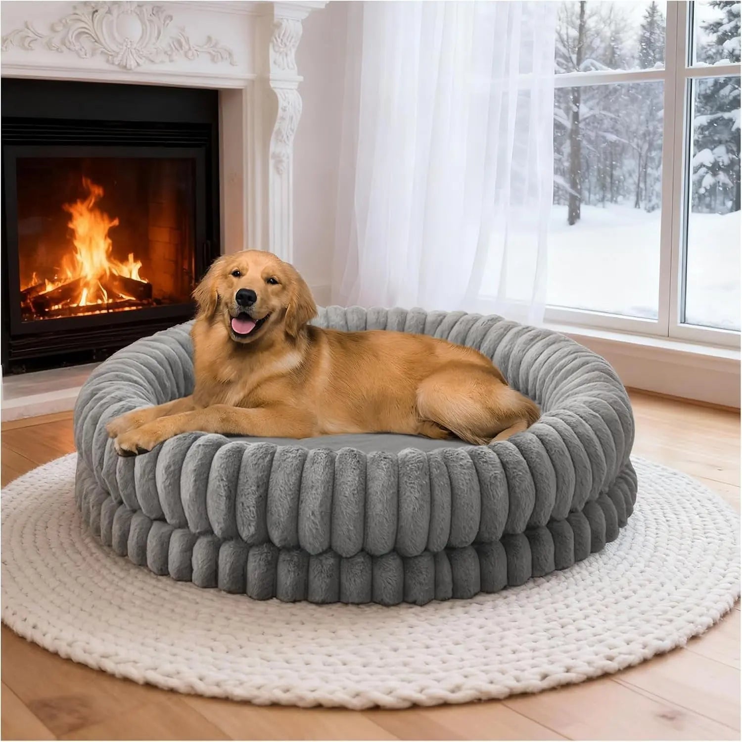 Luxury Donut Dog Bed