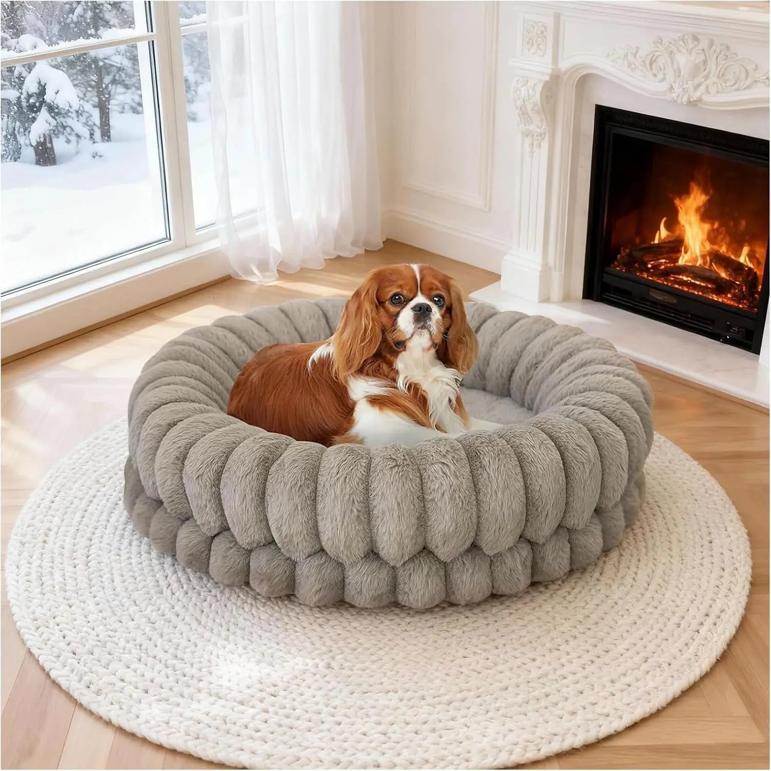 Luxury Donut Dog Bed