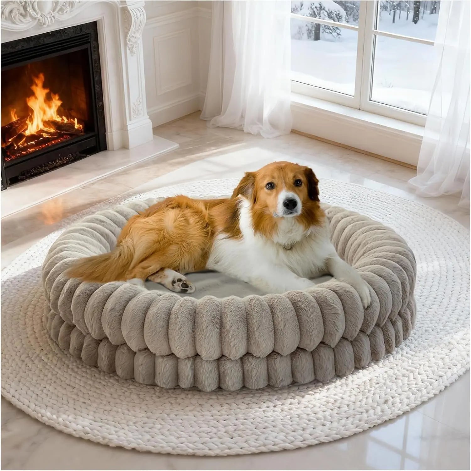Luxury Donut Dog Bed
