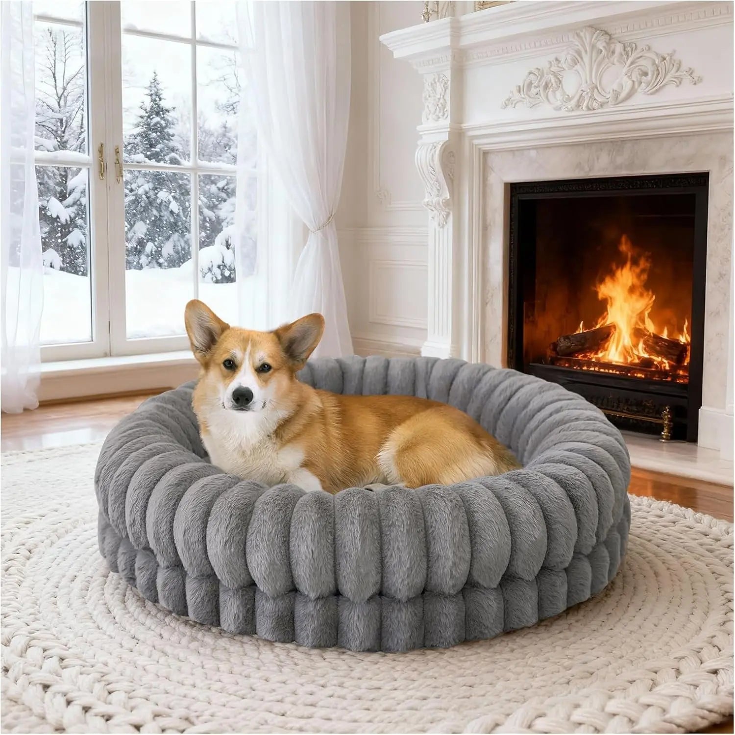 Luxury Donut Dog Bed