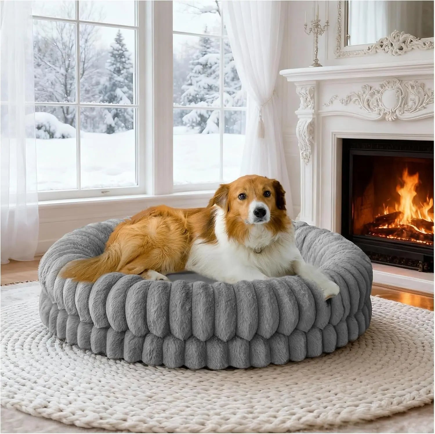 Luxury Donut Dog Bed