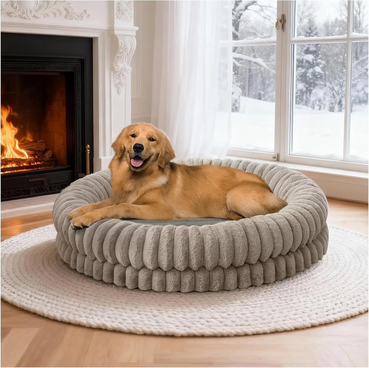 Luxury Donut Dog Bed