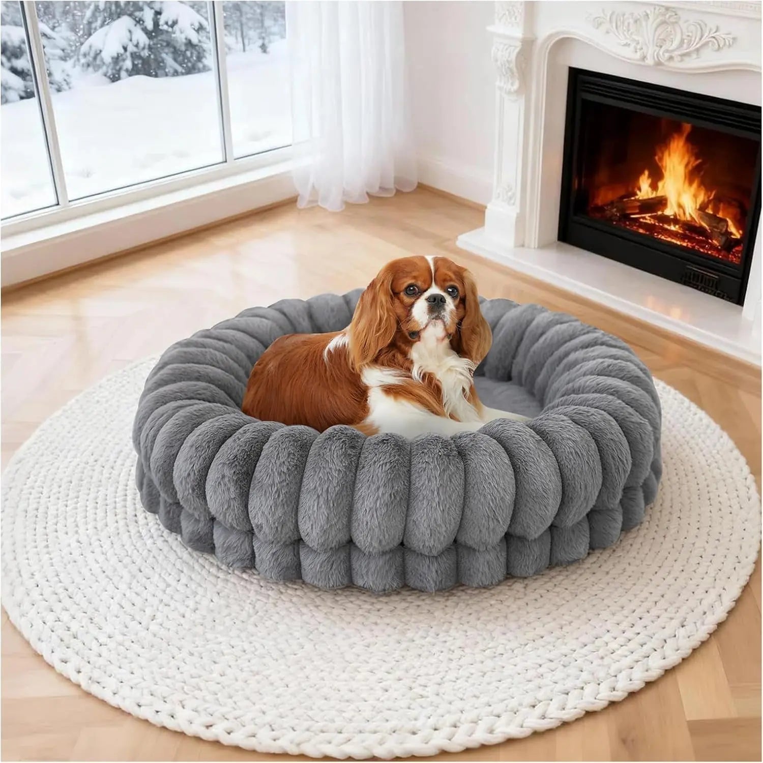 Luxury Donut Dog Bed