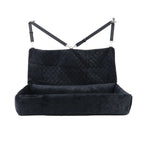 Huntley Pet Dog Car Seat for Large Dogs, Pet Booster Back Set Bed, Black
