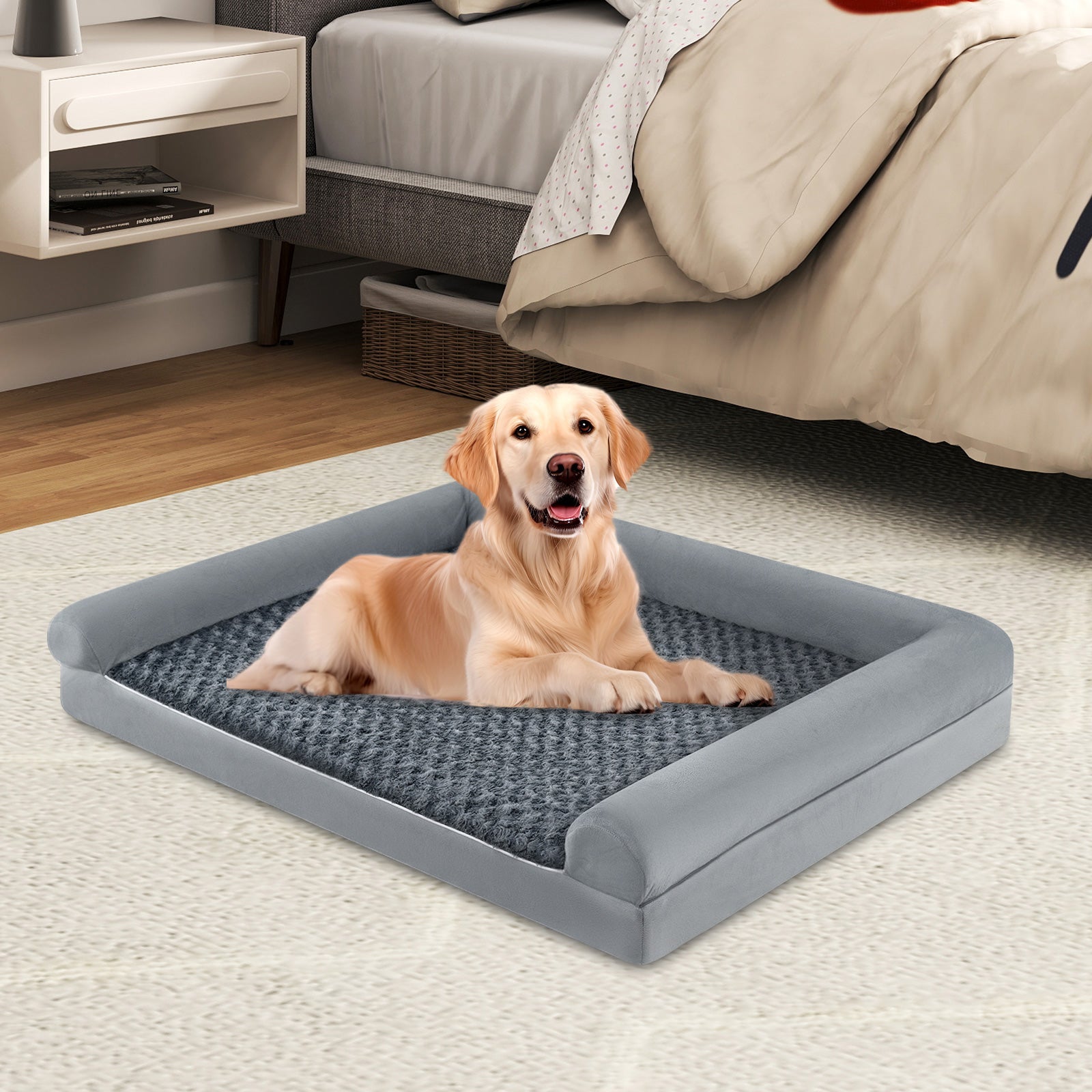 Orthopedic Foam Dog Sofa Bed with Removable Cover