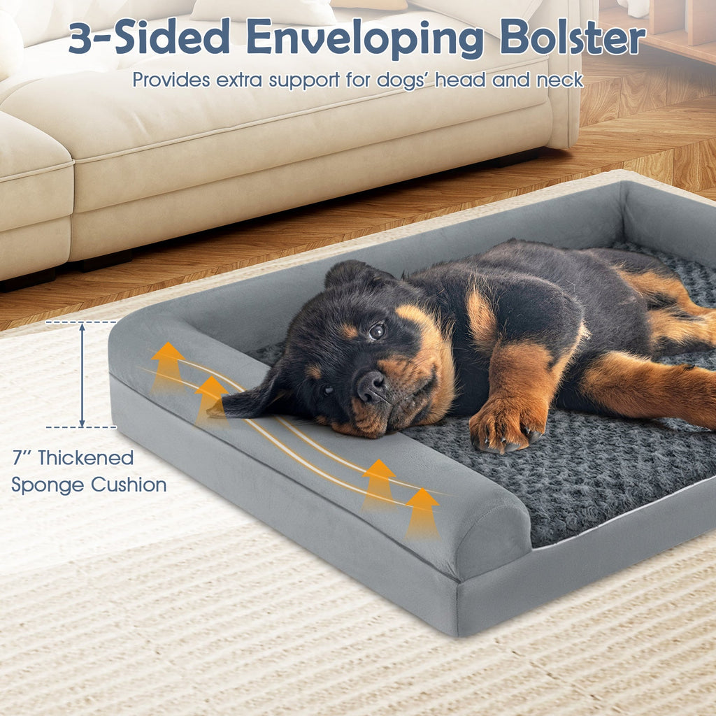 Orthopedic Foam Dog Sofa Bed with Removable Cover