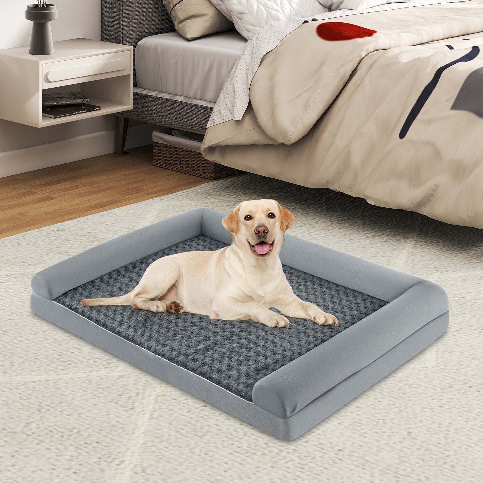 Orthopedic Foam Dog Sofa Bed with Removable Cover