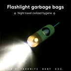 LED Dog Poop Bag Dispenser with Waste Bags