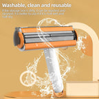 Self-Cleaning Pet Hair Remover Roller