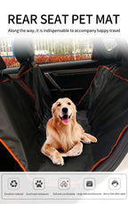 Dog Car Seat Cover for Back Seat,Oxford Cloth Durable Scratchproof Dog Hammock,Pet Seat Cover Protector for Cars,Trucks and SUVs