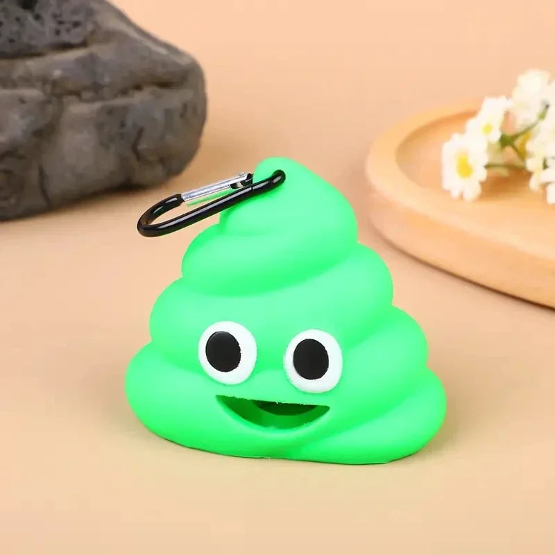 Poop-Shaped Pet Waste Bag Dispenser