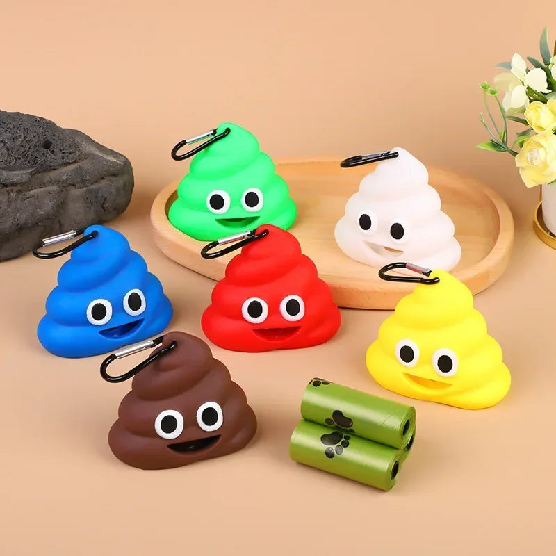 Poop-Shaped Pet Waste Bag Dispenser