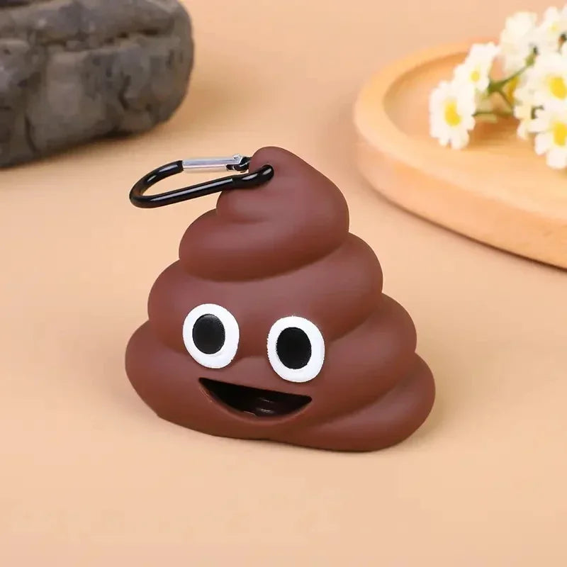 Poop-Shaped Pet Waste Bag Dispenser