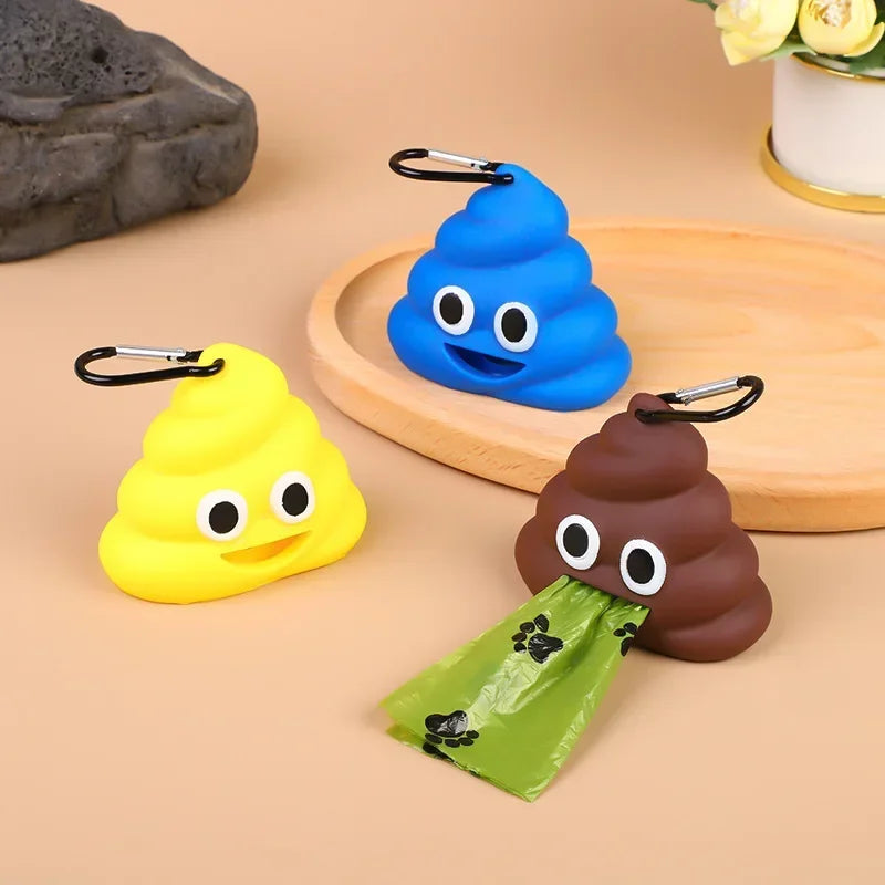Poop-Shaped Pet Waste Bag Dispenser
