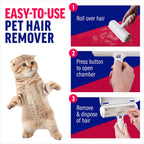 Portable Washable Pet Hair Remover Roller