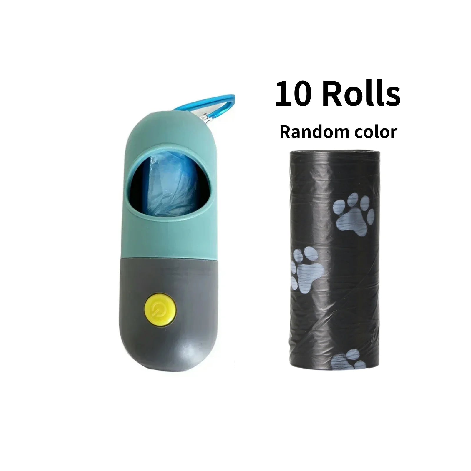 LED Dog Poop Bag Dispenser with Waste Bags