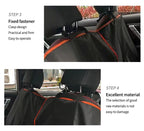 Dog Car Seat Cover for Back Seat,Oxford Cloth Durable Scratchproof Dog Hammock,Pet Seat Cover Protector for Cars,Trucks and SUVs