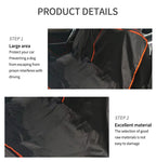 Dog Car Seat Cover for Back Seat,Oxford Cloth Durable Scratchproof Dog Hammock,Pet Seat Cover Protector for Cars,Trucks and SUVs
