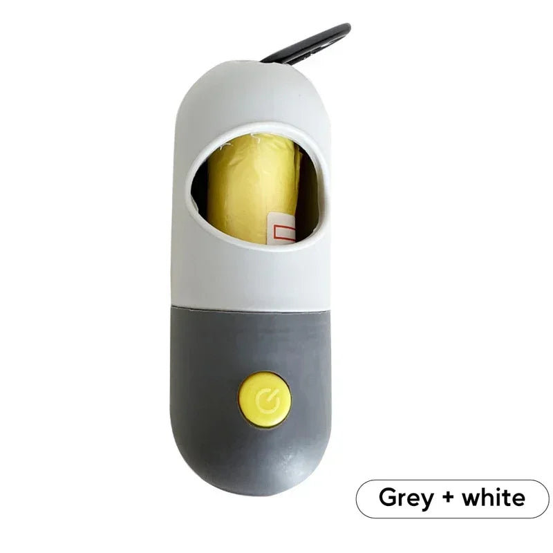 LED Dog Poop Bag Dispenser with Waste Bags