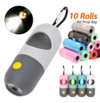 LED Dog Poop Bag Dispenser with Waste Bags