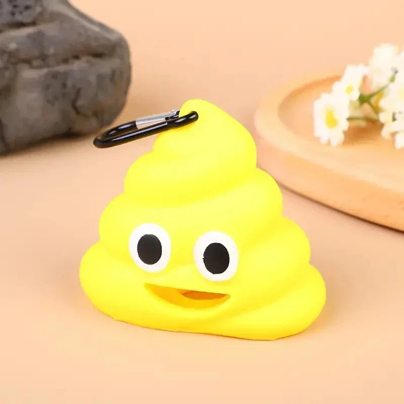 Poop-Shaped Pet Waste Bag Dispenser
