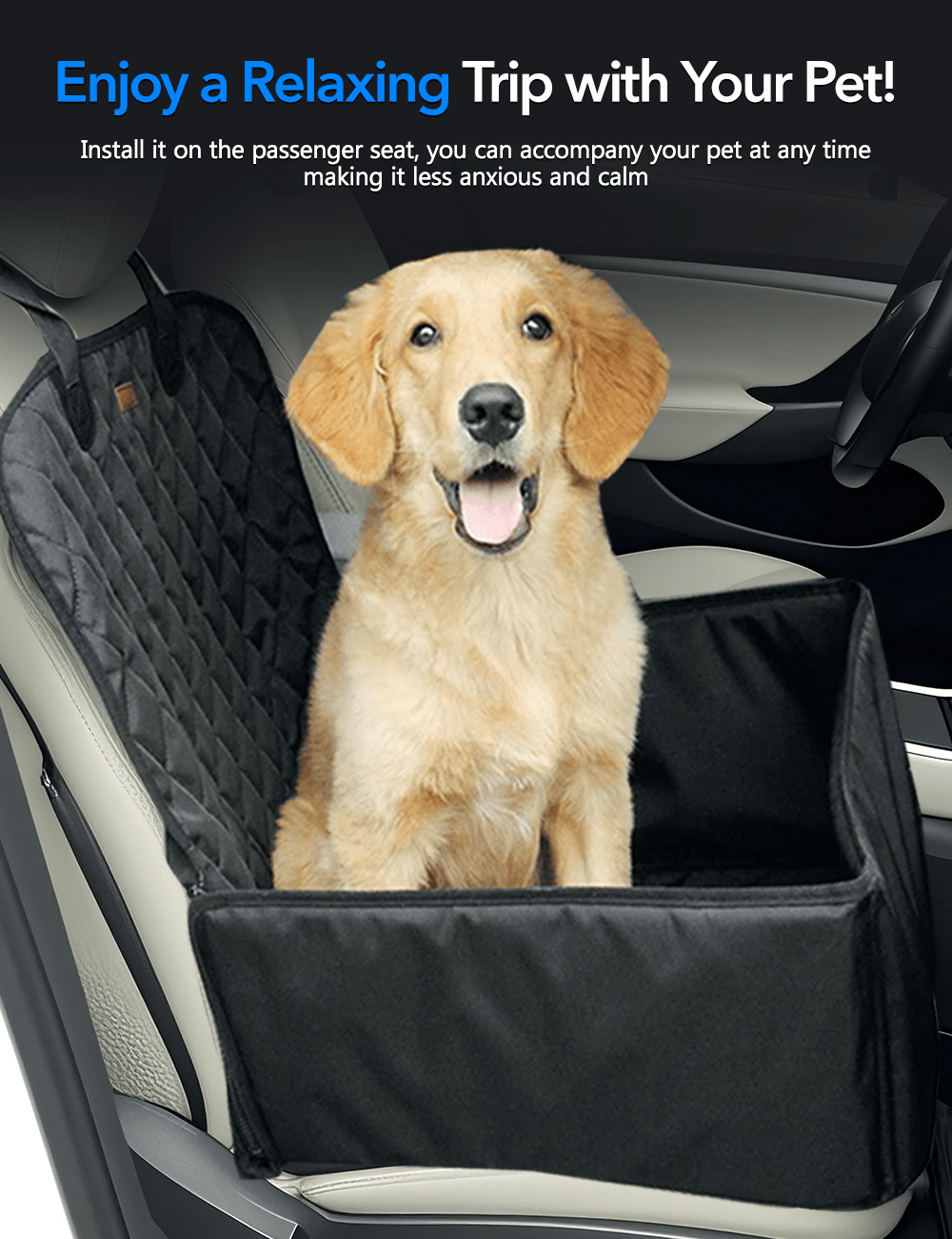 Tesla Model 3/Y/S/X Waterproof Trunk Dog Cover/Carrier